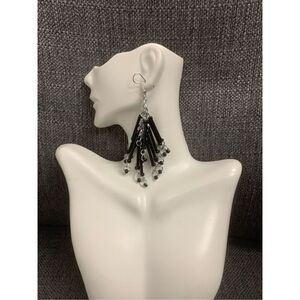 Handmade Straw Dangle Earrings